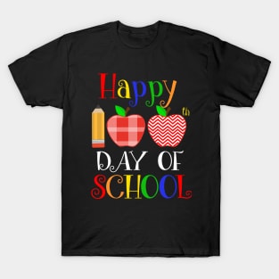 Happy 100th Days of School Kindergarten Teacher T-Shirt